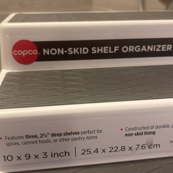 Get Organized with this New Non-Skid Shelf Organizer Features Three Shelves - Picture 3 of 9